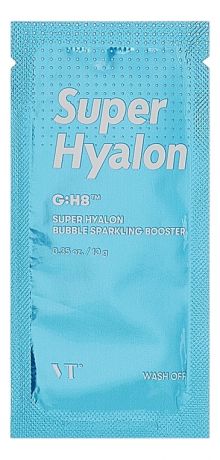 Пузырьковая маска для лица Super Hyalon Bubble Sparkling Booster: Маска 1шт