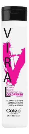 Шампунь для яркости цвета волос Viral Shampoo 244мл: Extreme Hot Pink