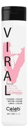 Шампунь для яркости цвета волос Viral Shampoo 244мл: Pastel Light Pink