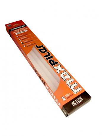 Клеевые стержни MaxPiler 11.2x300mm 10шт Transparent MG-1130T