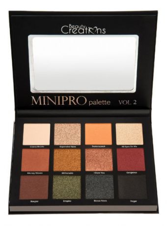 Палетка теней для век Mini Pro 26г: No 2