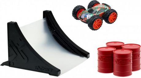 Машины Exost jump Одиночный набор с Трюковой машиной, рампой и аксессуарами