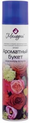Освежитель воздуха аэрозольный, 300 мл, МЕЛОДИЯ "АРОМАТНЫЙ БУКЕТ"