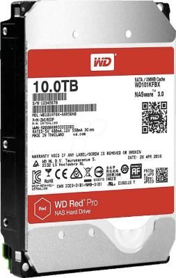 Жесткий диск 3.5" 10Tb 7200rpm Western Digital Red Pro SATAIII WD101KFBX
