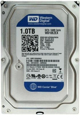 Жесткий диск 3.5" 1 Tb 7200rpm 64Mb cache Western Digital WD10EZEX SATA III 6 Gb/s