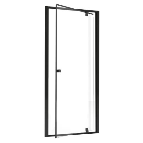 Душевая дверь поворотная RAVAK Pivot PDOP1-80 03G40300Z1 80х190 см прозрачное стекло 6 мм профиль черный
