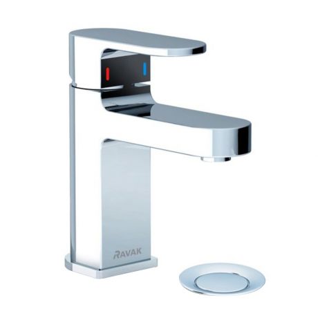 Смеситель для раковины RAVAK Chrome CR 011.00 X070053 с донным клапаном