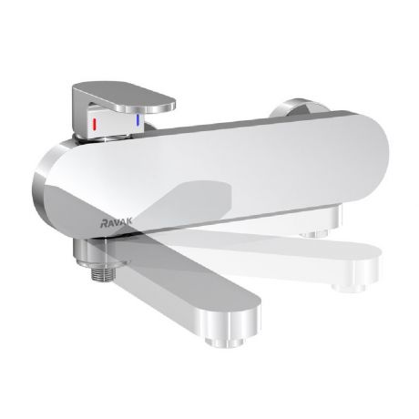 Смеситель для ванны RAVAK Chrome CR 022.00 X070042 с поворотным изливом без лейки