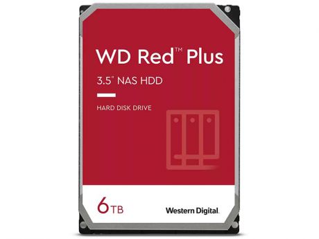 Жесткий диск Western Digital WD Red Plus 6Tb WD60EFZX Выгодный набор + серт. 200Р!!!