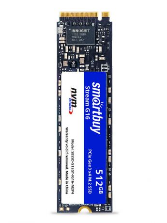 Твердотельный накопитель SmartBuy Stream G16 512Gb SBSSD-512GT-IG16-M2P4