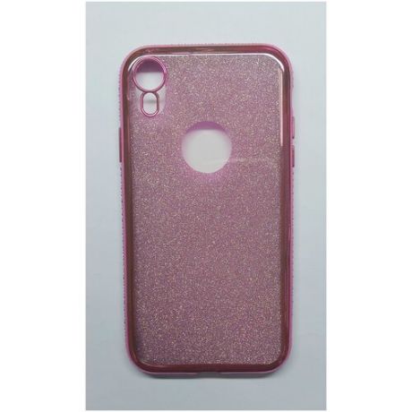 Чехол силиконовый для iPhone XR, цвет розовый