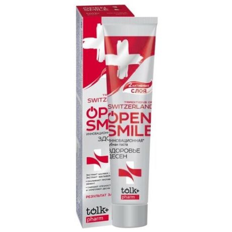 Зубная паста TOLK Traditions Of Switzerland Open Smile, 100 мл