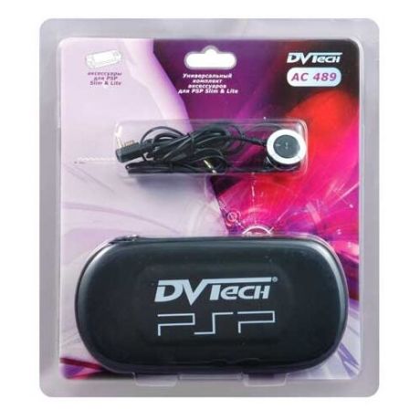 DVTech Набор аксессуаров для PSP Slim (AC 489) черный