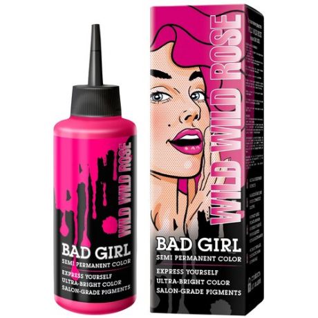 Краситель прямого действия BAD GIRL Wild Wild Rose розовый, 150 мл