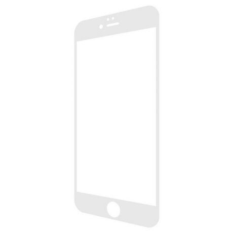 Krutoff / Стекло защитное Full Glue Premium Krutoff для iPhone 6 Plus/6S Plus белое