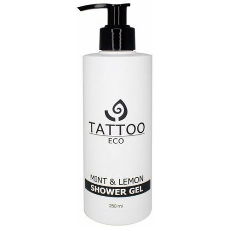 Гель для душа Levrana Tattoo Eco Мята и лимон, 250 мл