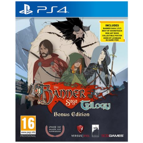 Игра для PlayStation 4 The Banner Saga Trilogy: Bonus Edition, русские субтитры