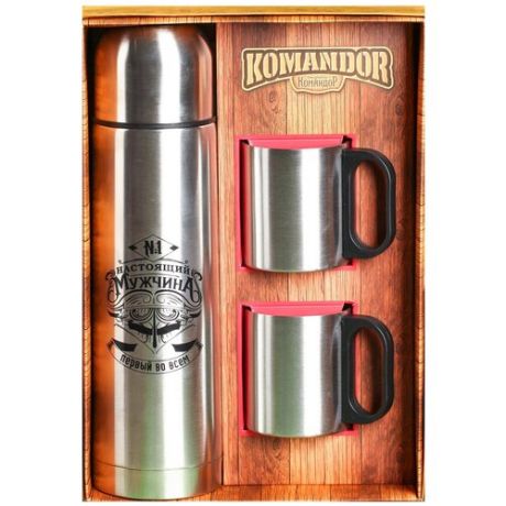 Подарочный набор Komandor Настоящий мужчина (4294731)