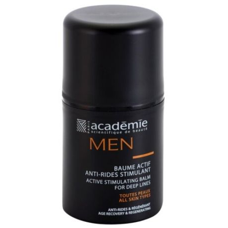 Academie Активный стимулирующий бальзам от глубоких морщин Men, 50 мл