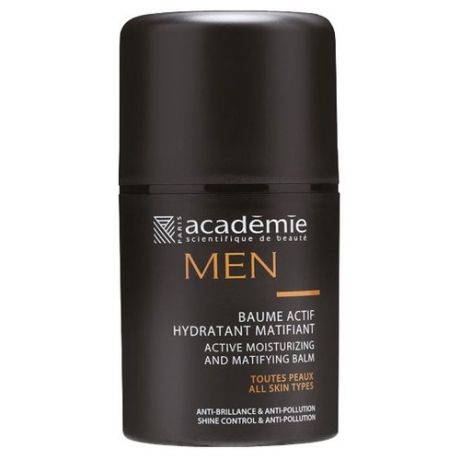 Academie Активный увлажняющий матирующий бальзам Men, 50 мл