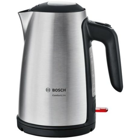 Чайник Bosch TWK 6A813, нержавеющая сталь/черный