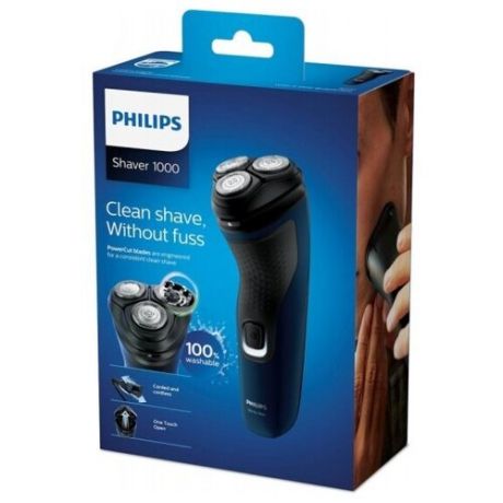 Электробритва Philips Электрическая бритва Philips SensoTouch S1131/41, черный