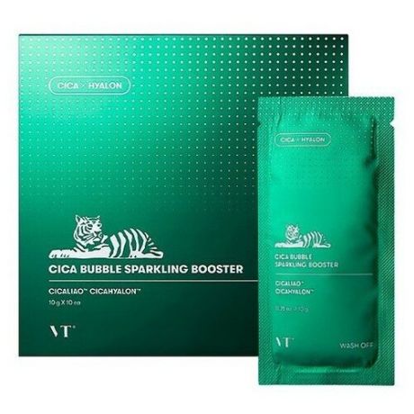 VT Cica Bubble Sparkling Booster - Кислородная маска с центеллой