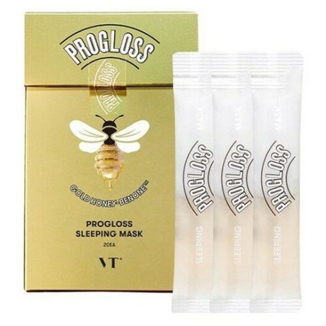 VT Progloss Sleeping Mask - Ночная маска с золотом и прополисом (4 мл х 20 шт)