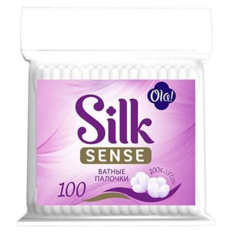 OLA! SILK SENSE Ватные палочки в полиэтиленовой упаковке 100 шт/упак.