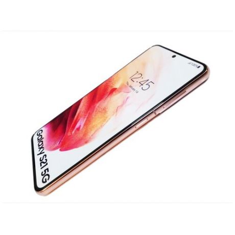 Муляж смартфон Samsung Galaxy S21 6,2" SM-G991 розовый жемчуг, oригинaльный статичный 171 гр