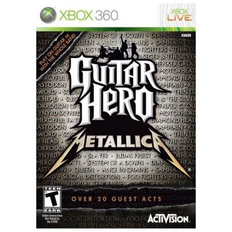 Игра для PlayStation 3 Guitar Hero: Metallica, английский язык