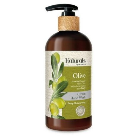 NATURALS Мыло-крем NATURALS BY WATSONS для рук олива 400 мл