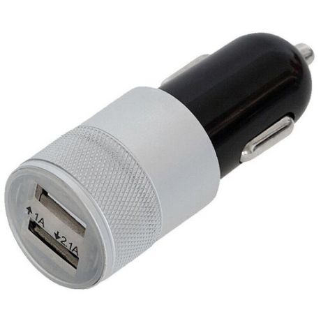 Автомобильное зарядное устройство UBEAR Dual USB Metal Car Charger, черный