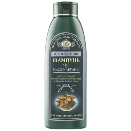 IRIS cosmetic шампунь Фитотерапия Хна и масло арганы для окрашенных волос, 500 мл