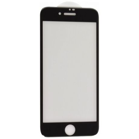 Защитное стекло на iPhone 7/8/SE (2020), 10D, черное, акция+наклейка В подарок