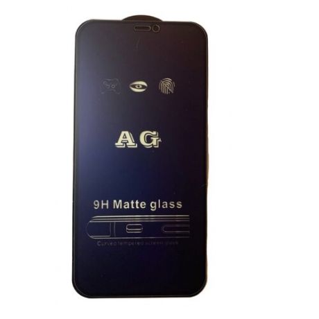 Защитное стекло на iPhone 12 (6.1)/12 PRO (6.1), Anti-blue ray матовый черный