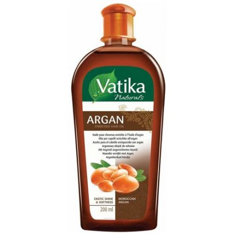 Dabur Vatika Аргановое масло для волос, 200 мл