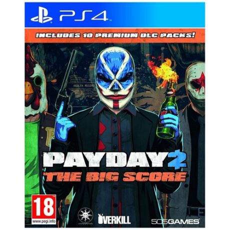 Игра для PlayStation 4 Payday 2: The Big Score, английский язык