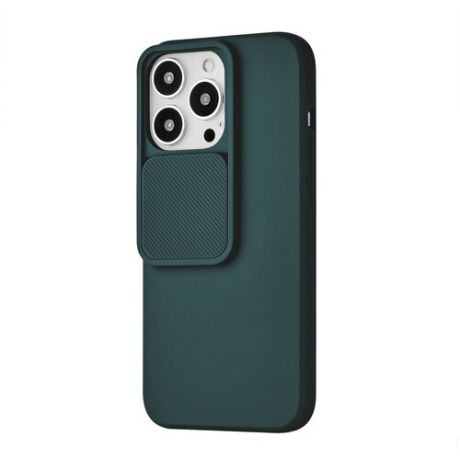 Чехол uBear Touch Shade case для iPhone 13 Pro, силикон soft touch, зеленый