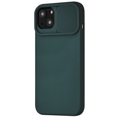 Чехол uBear Touch Shade case для iPhone 13, силикон soft touch, зеленый