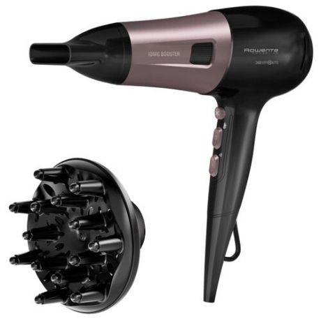 Фен Rowenta CV5940F0, черный/розовый