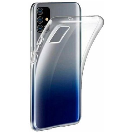 Прозрачный силиконовый чехол для телефона Samsung M31 S / Прозрачный чехол на Самсунг Галакси А31С / Ультратонкий Premium силикон с протекцией от прилипания (Прозрачный)