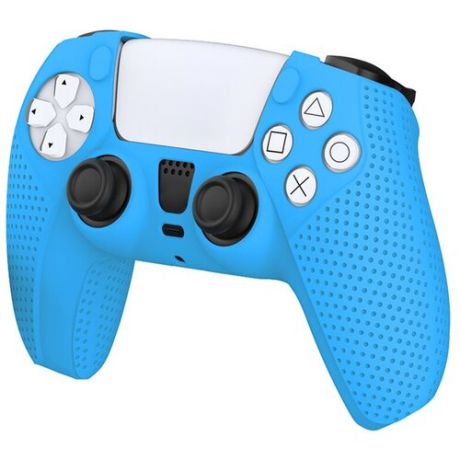 Силиконовый чехол для геймпада Sony PlayStation 5 DualSense Silicon Case for PS5 Controller (синий)