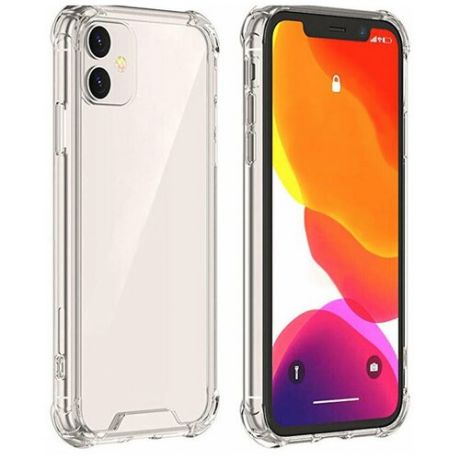 Чехол для iPhone 11 Armor PC+силикон (Прозрачный)