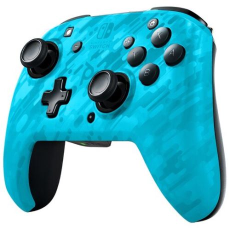 Контроллер Faceoff Camo Blue беспроводной для Nintendo Switch (голубой)