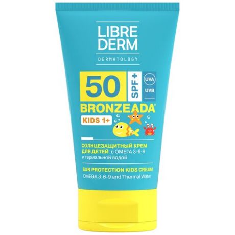 Librederm Bronzeada солнцезащитный крем для детей Omega 3-6-9 SPF 50 150 мл