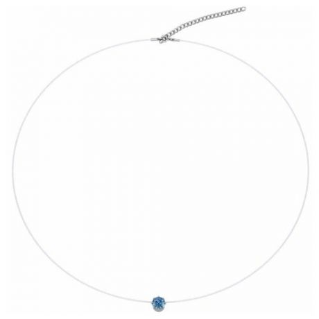 Серебряное колье с фианитом 0320306-10275 POKROVSKY
