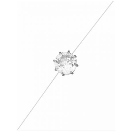 Колье с фианитом, серебряное 4073540577061 TOP CRYSTAL