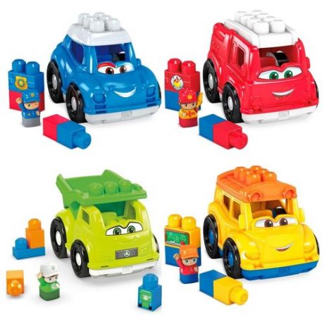 Машинка First Builders.Маленькие транспортные средства Mega Bloks Cnd62. GCX08 Mattel 7465164