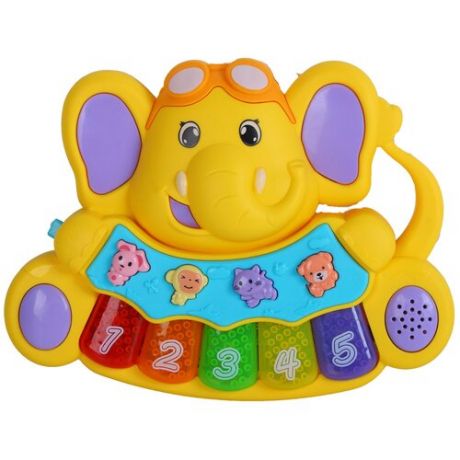 Развивающая игрушка Smart Baby Слоненок, синий